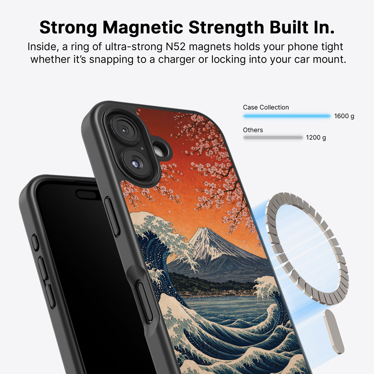 iPhone 16 MagSafe case – Sakura Coast design
