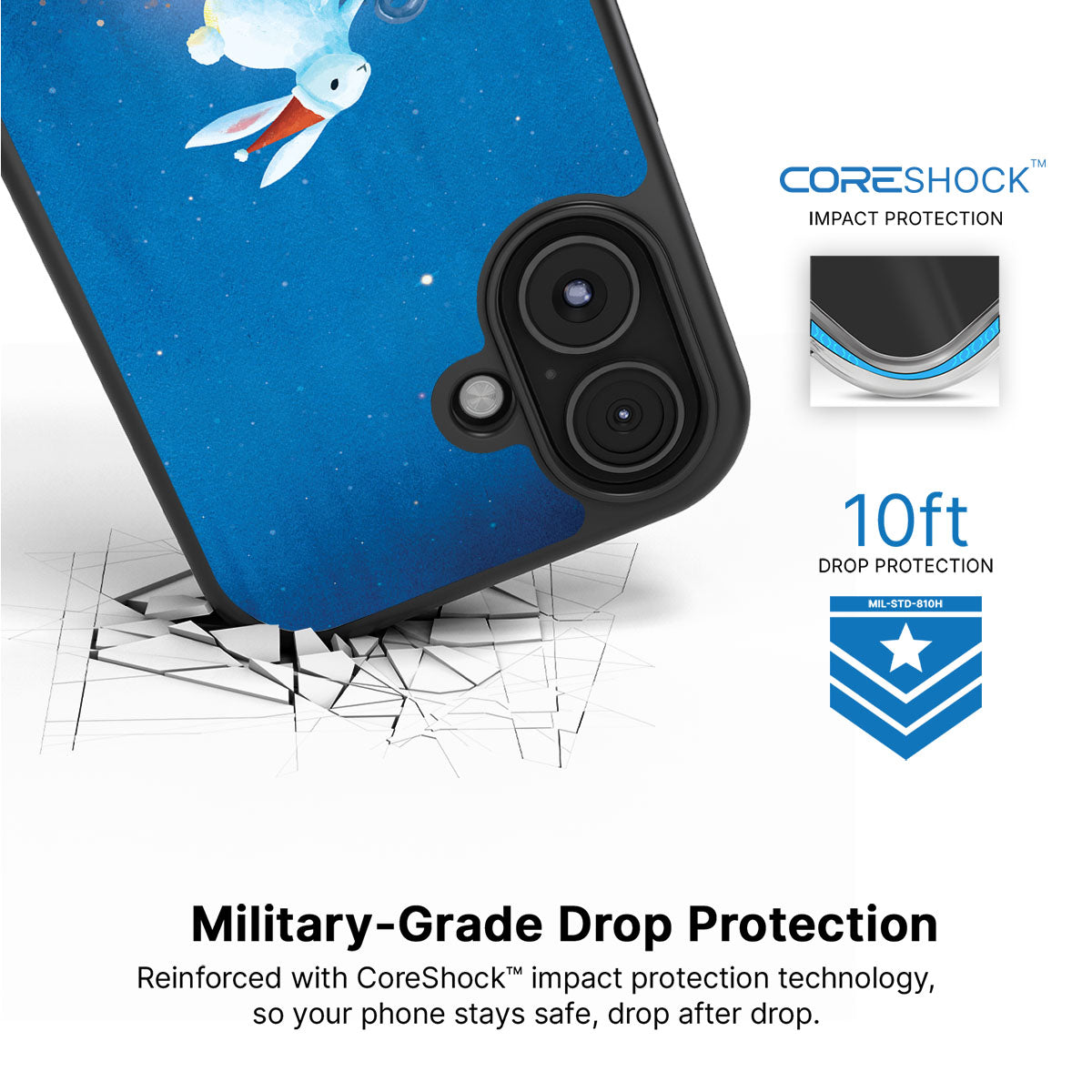 Santa Bunny - iPhone 16 Case #case type_core (magsafe), #case type_core (non magsafe)