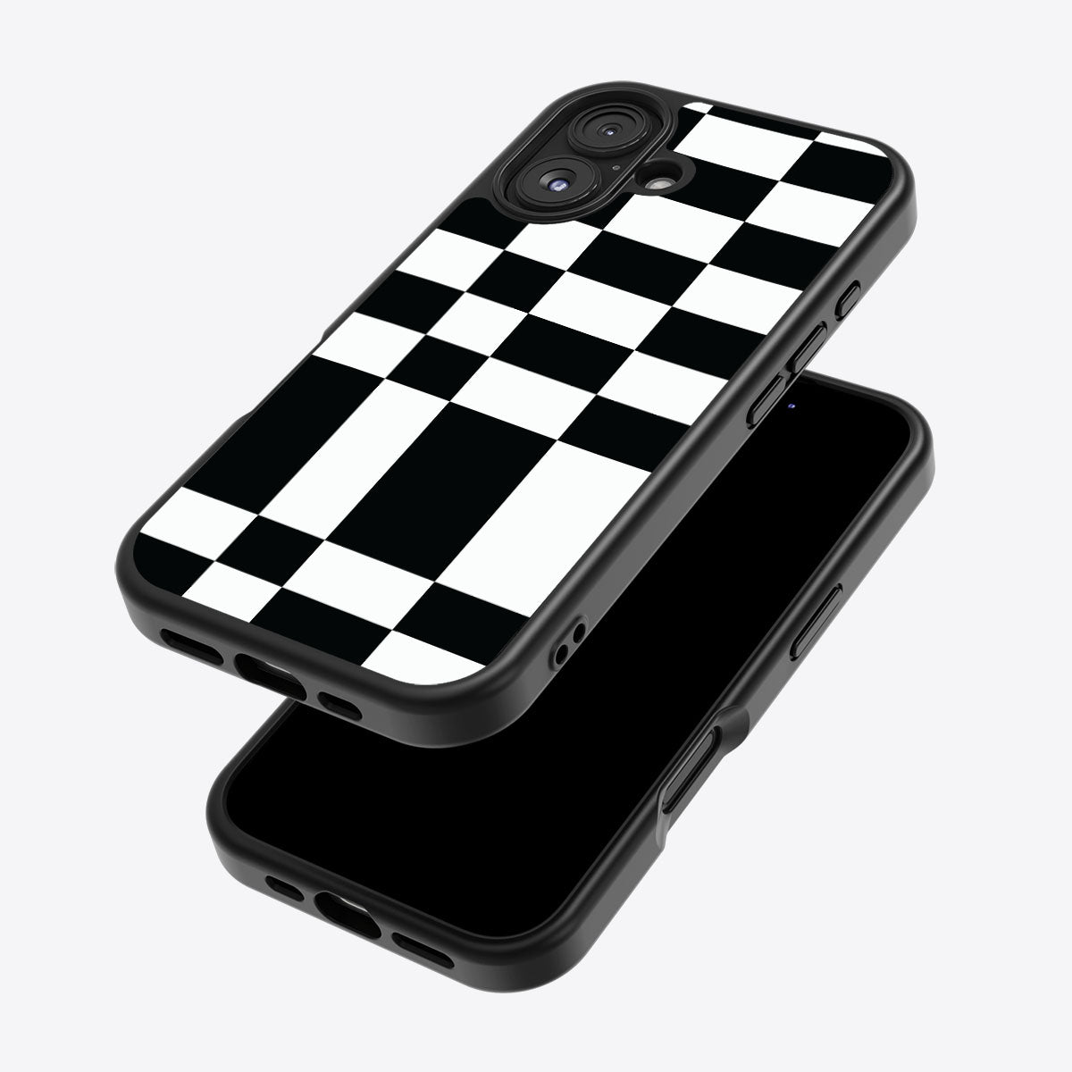 Skewed Checks - iPhone 16 Case  #case type_core (magsafe), #case type_core (non magsafe)