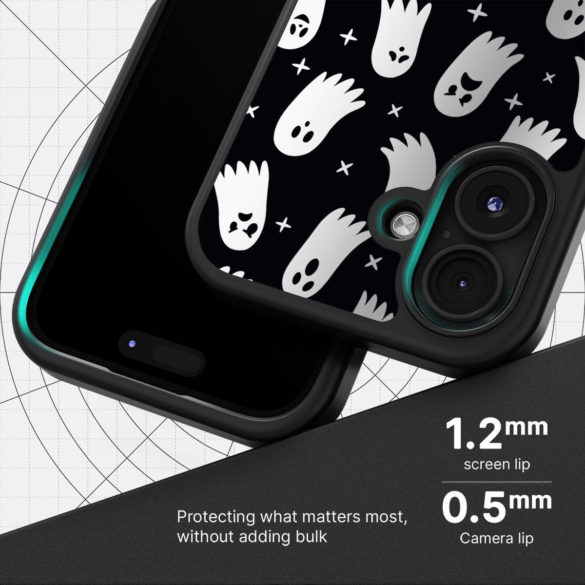 Spooky Spirits - iPhone 16 Case #case type_core (magsafe), #case type_core (non magsafe)