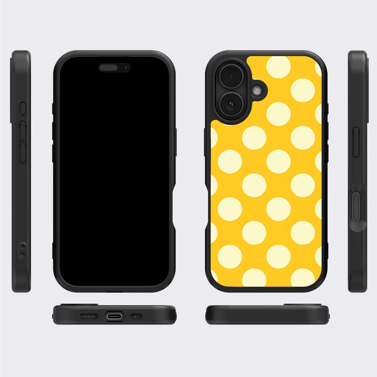 Sunny Dots - iPhone 16 Case #case type_core (magsafe), #case type_core (non magsafe)