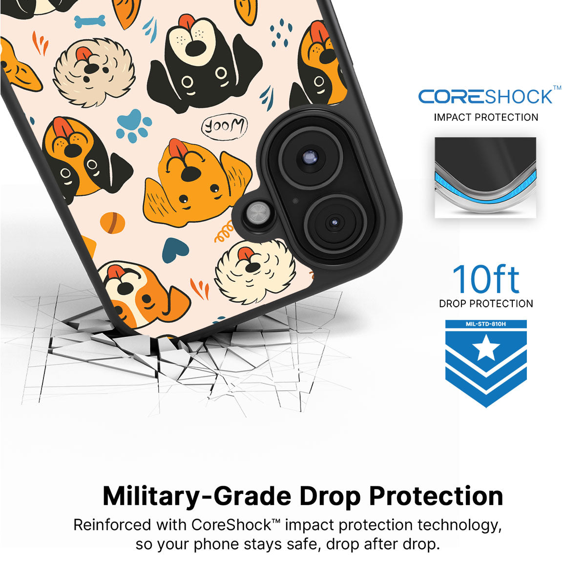 Woof Squad - iPhone 16 Case, #case type_core (magsafe), #case type_core (non magsafe)