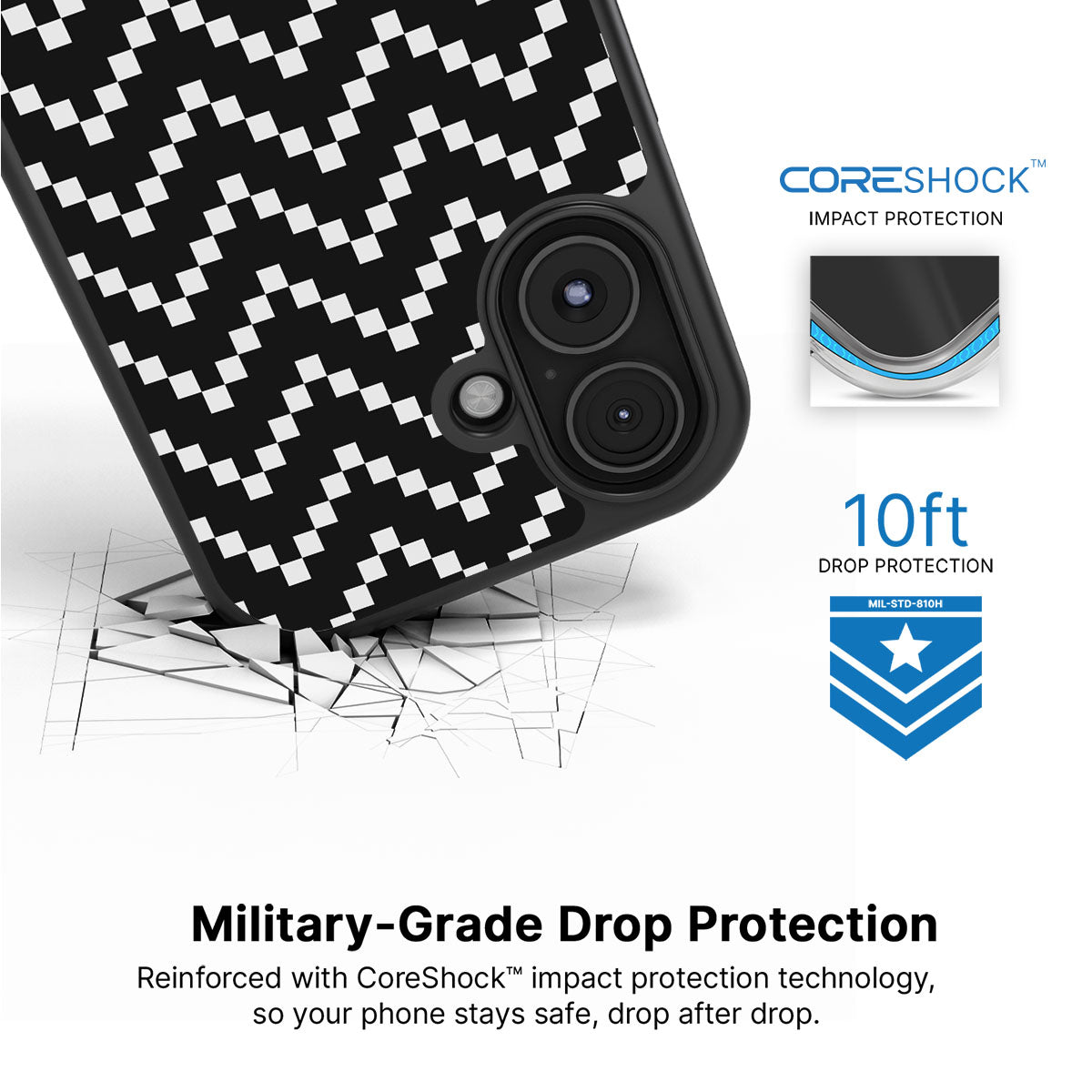 Zebra Downloading - iPhone 16 Case  #case type_core (magsafe), #case type_core (non magsafe)