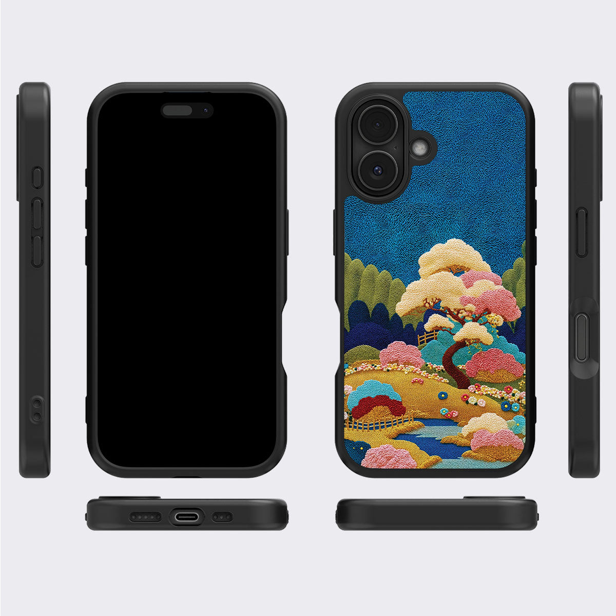 iPhone 16 Case with MagSafe – Zen Garden