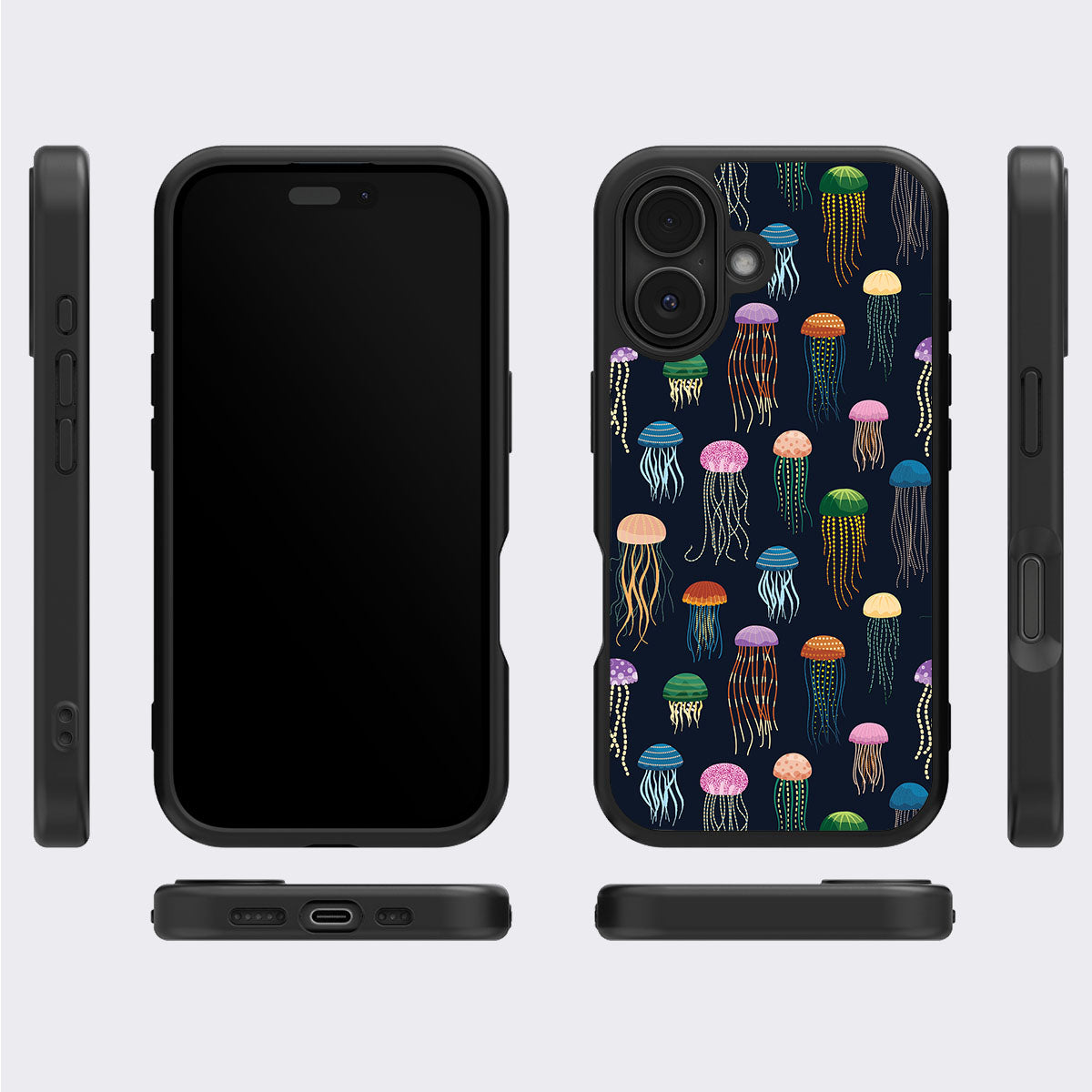 Jellyfish - iPhone 16 Plus Case #case type_core (magsafe), #case type_core (non magsafe)