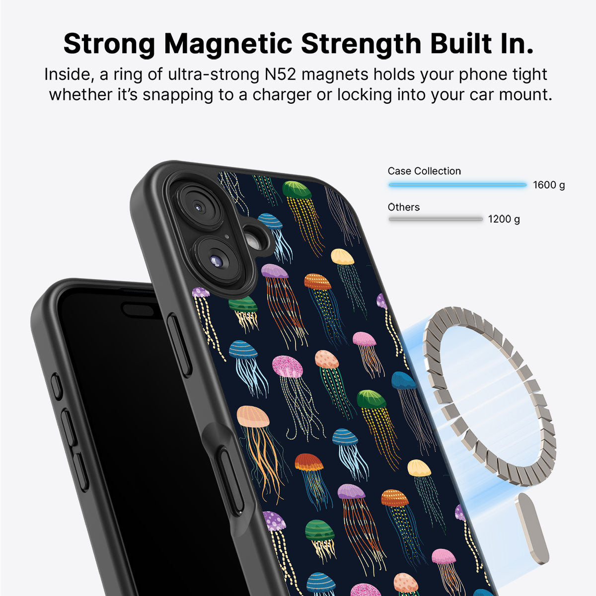 Jellyfish - iPhone 16 Plus Case #case type_core (magsafe)