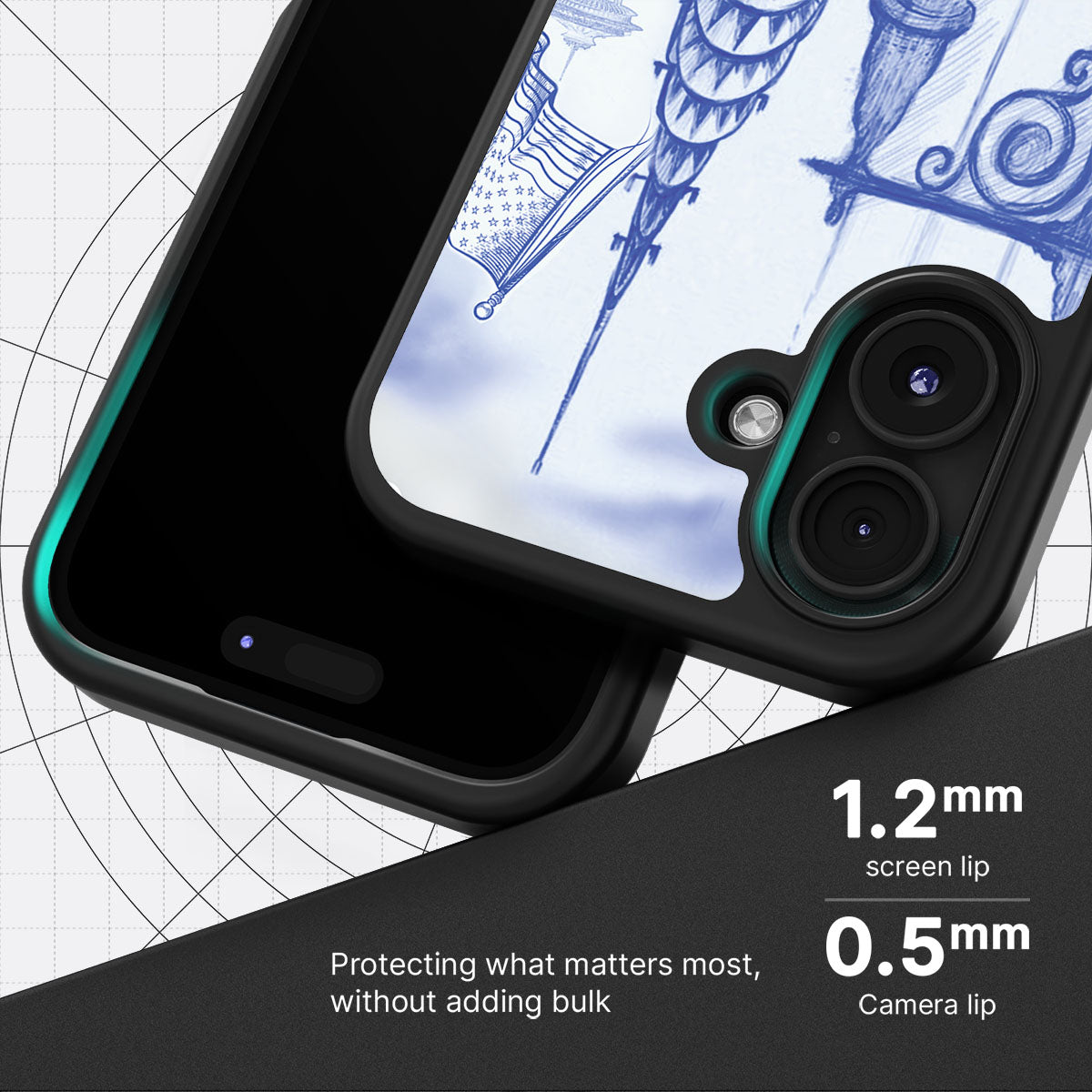 American Dream - iPhone 16 Plus Case #case type_core (magsafe), #case type_core (non magsafe)
