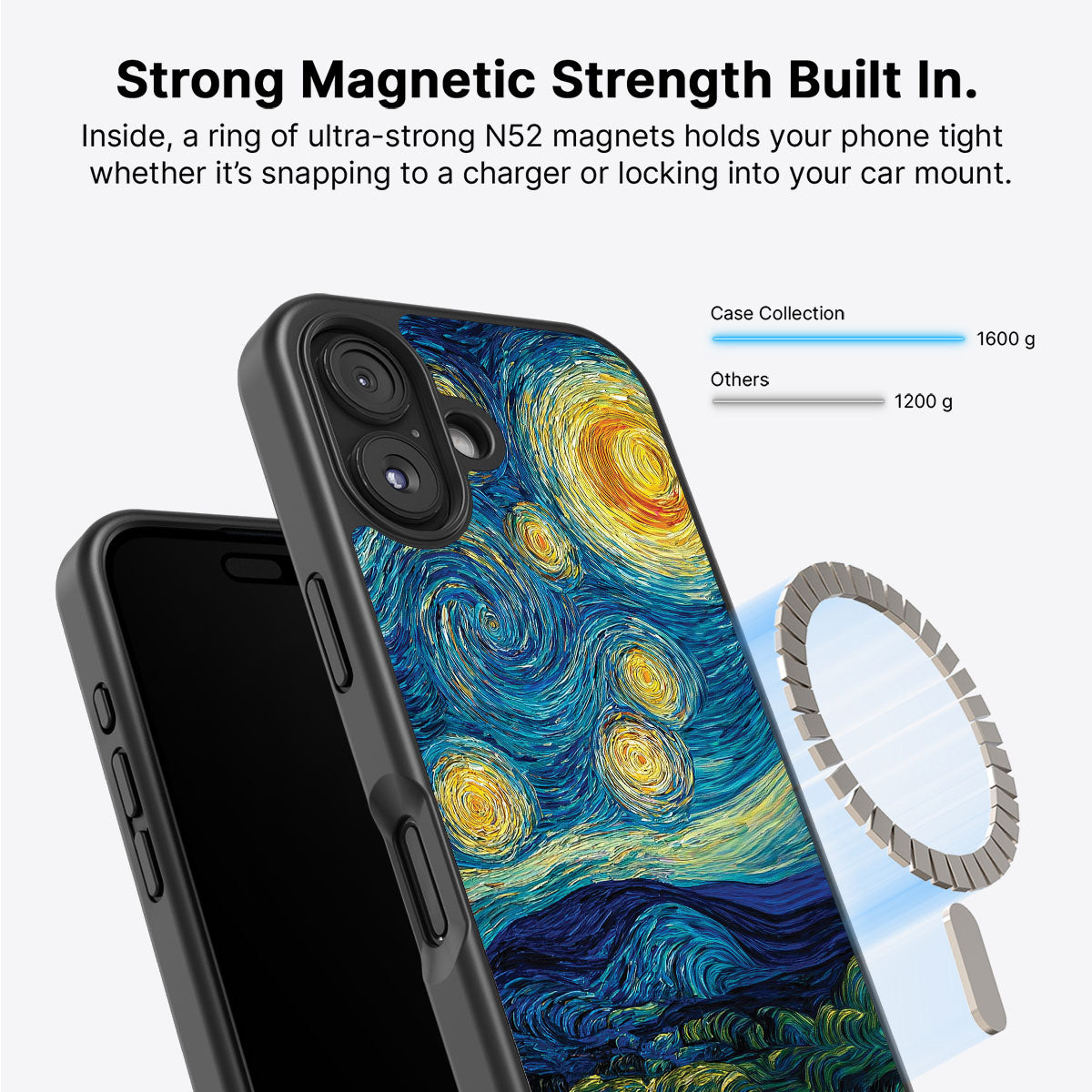 iPhone 16 Plus MagSafe case – Astral Waves design
