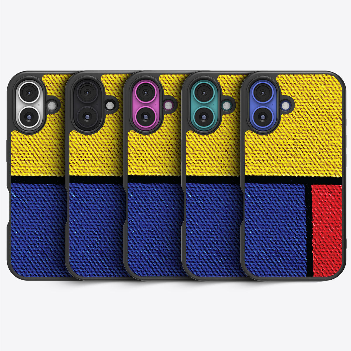 Bauhaus Blocks - iPhone 16 Plus Case #case type_core (magsafe), #case type_core (non magsafe)