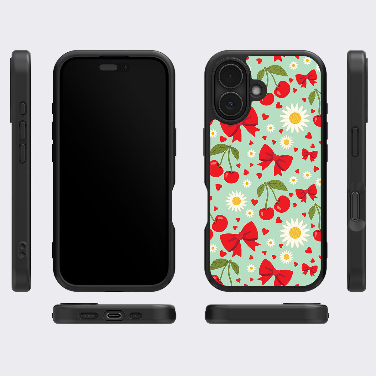 Blushing Bows - iPhone 16 Plus Case #case type_core (magsafe), #case type_core (non magsafe)