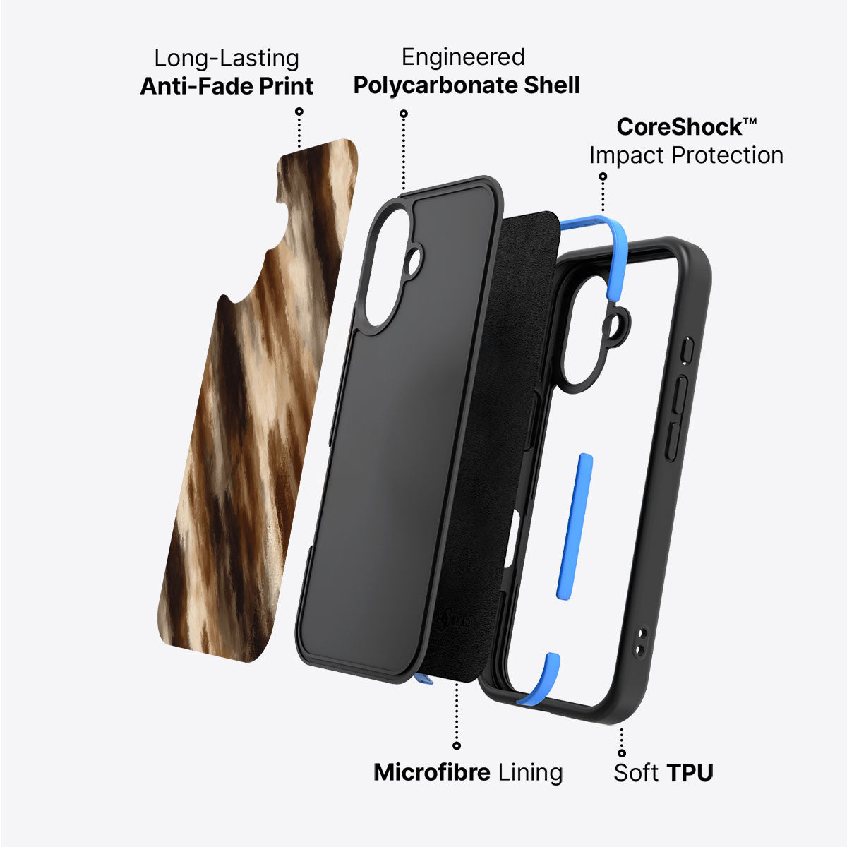 Bronze Terra - iPhone 16 Plus Case  #case type_core (non magsafe)