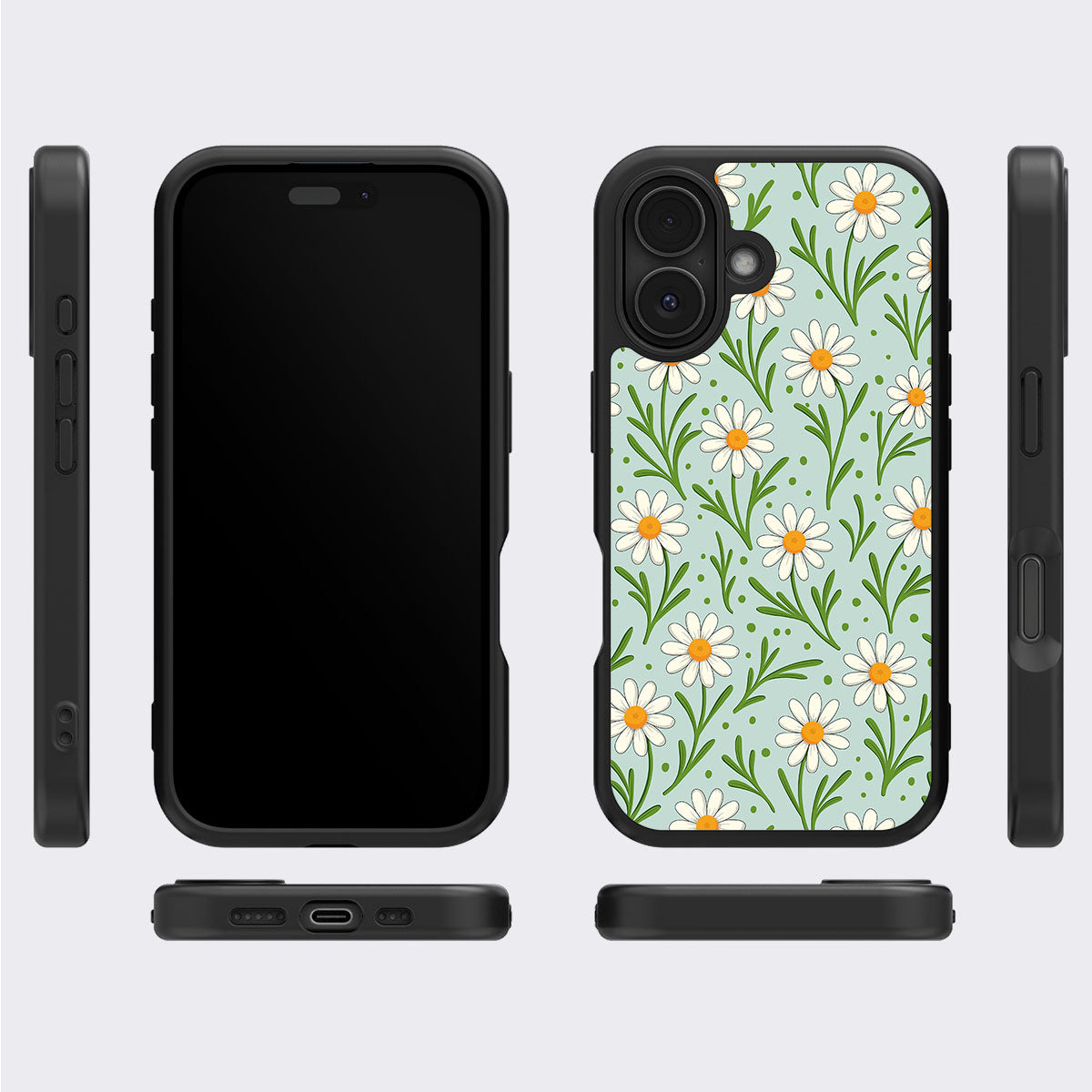 Daisy Flowers - iPhone 16 Plus Case #case type_core (magsafe), #case type_core (non magsafe)