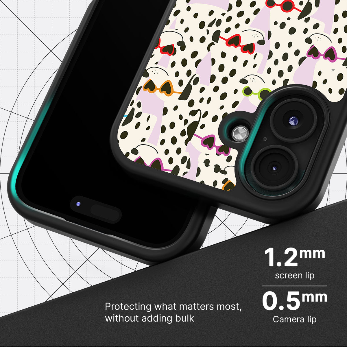Dalmatian Dog - iPhone 16 Plus Case #case type_core (magsafe), #case type_core (non magsafe)