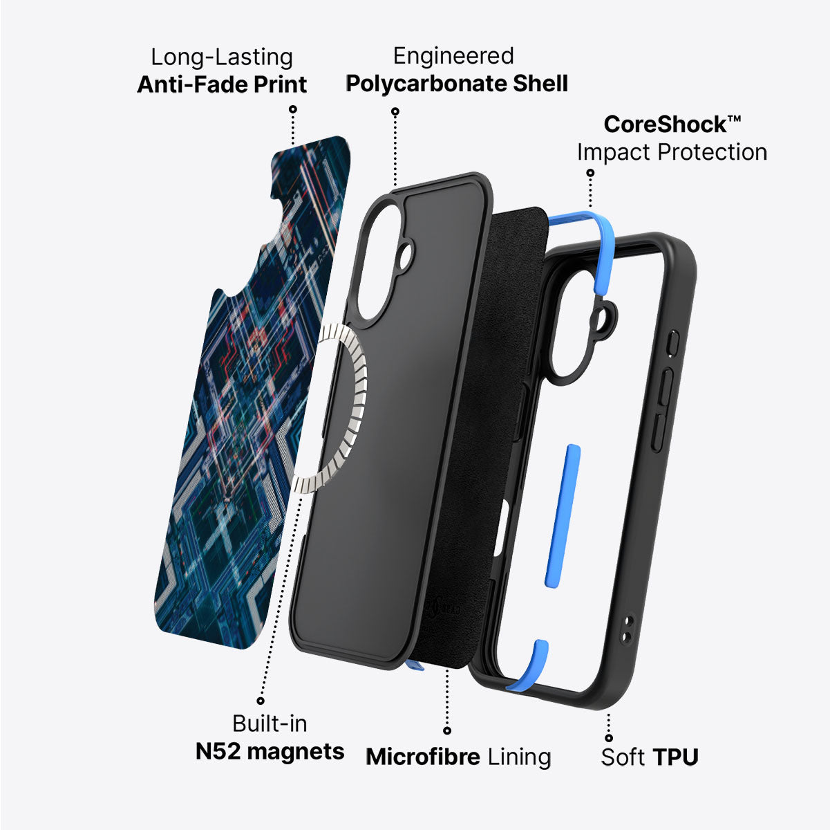 Electropolis - iPhone 16 Plus Case #case type_core (magsafe)