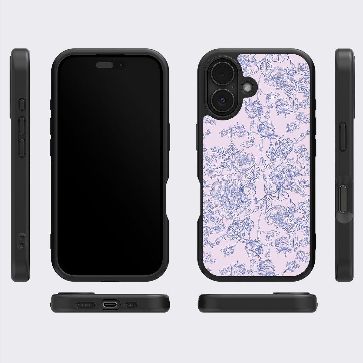 Etched Botanics - iPhone 16 Plus Case #case type_core (magsafe), #case type_core (non magsafe)