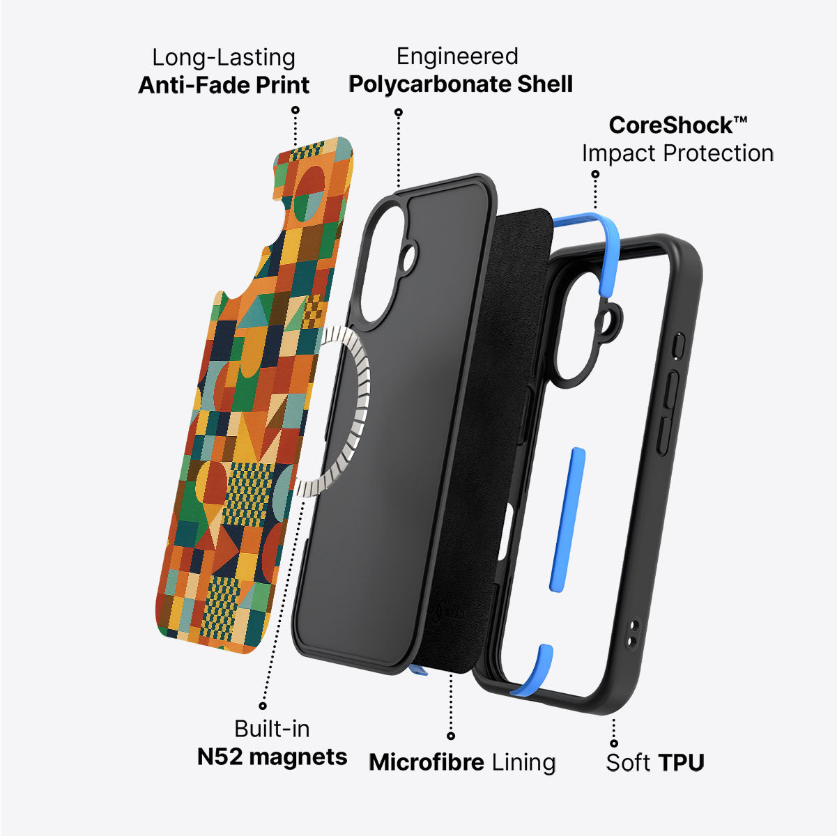 Fitting In - iPhone 16 Plus Case #case type_core (magsafe)