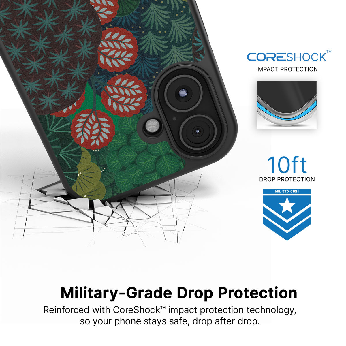 Flourishing Forests - iPhone 16 Plus Case #case type_core (magsafe), #case type_core (non magsafe)