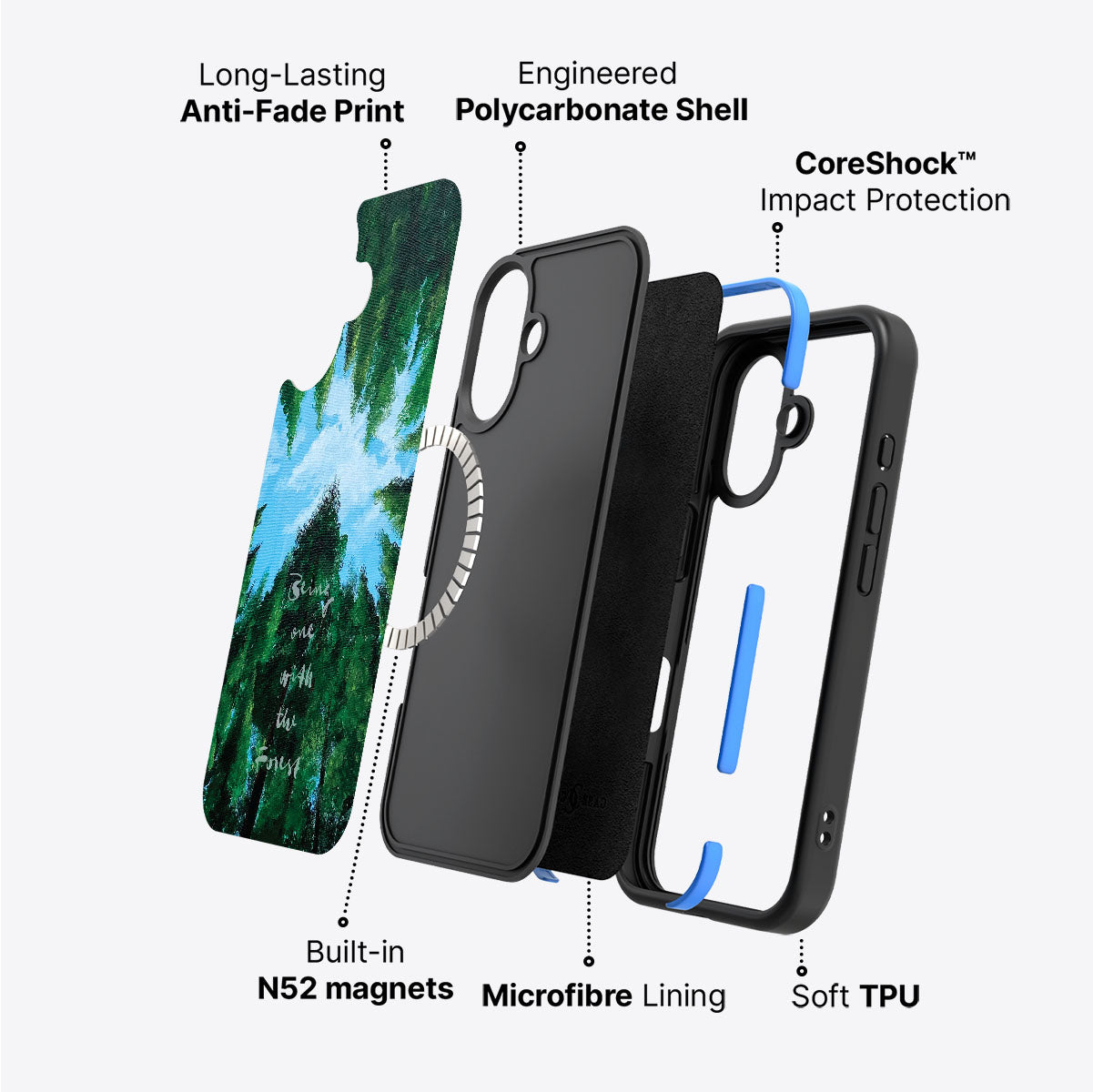 Forest Bathing - iPhone 16 Plus Case #case type_core (magsafe)