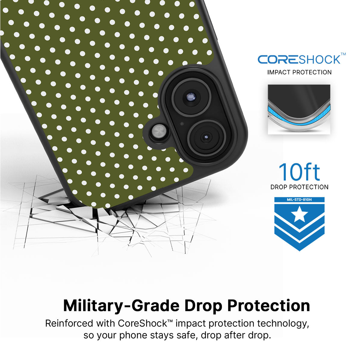 Forest Mesh - iPhone 16 Plus Case #case type_core (magsafe), #case type_core (non magsafe)