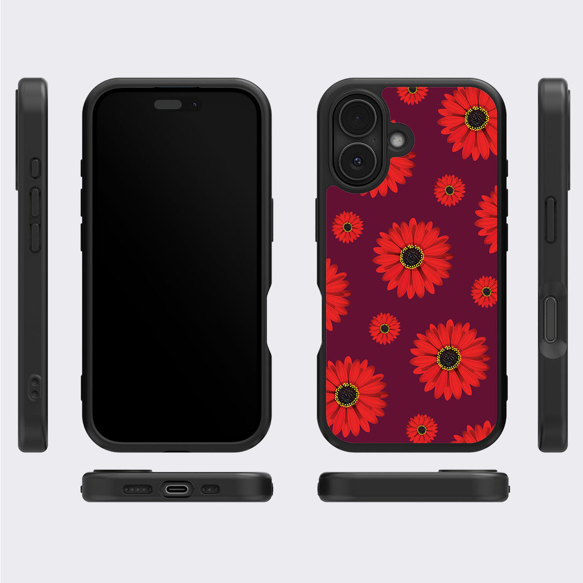 Gerbera Daisy - iPhone 16 Plus Case #case type_core (magsafe), #case type_core (non magsafe)