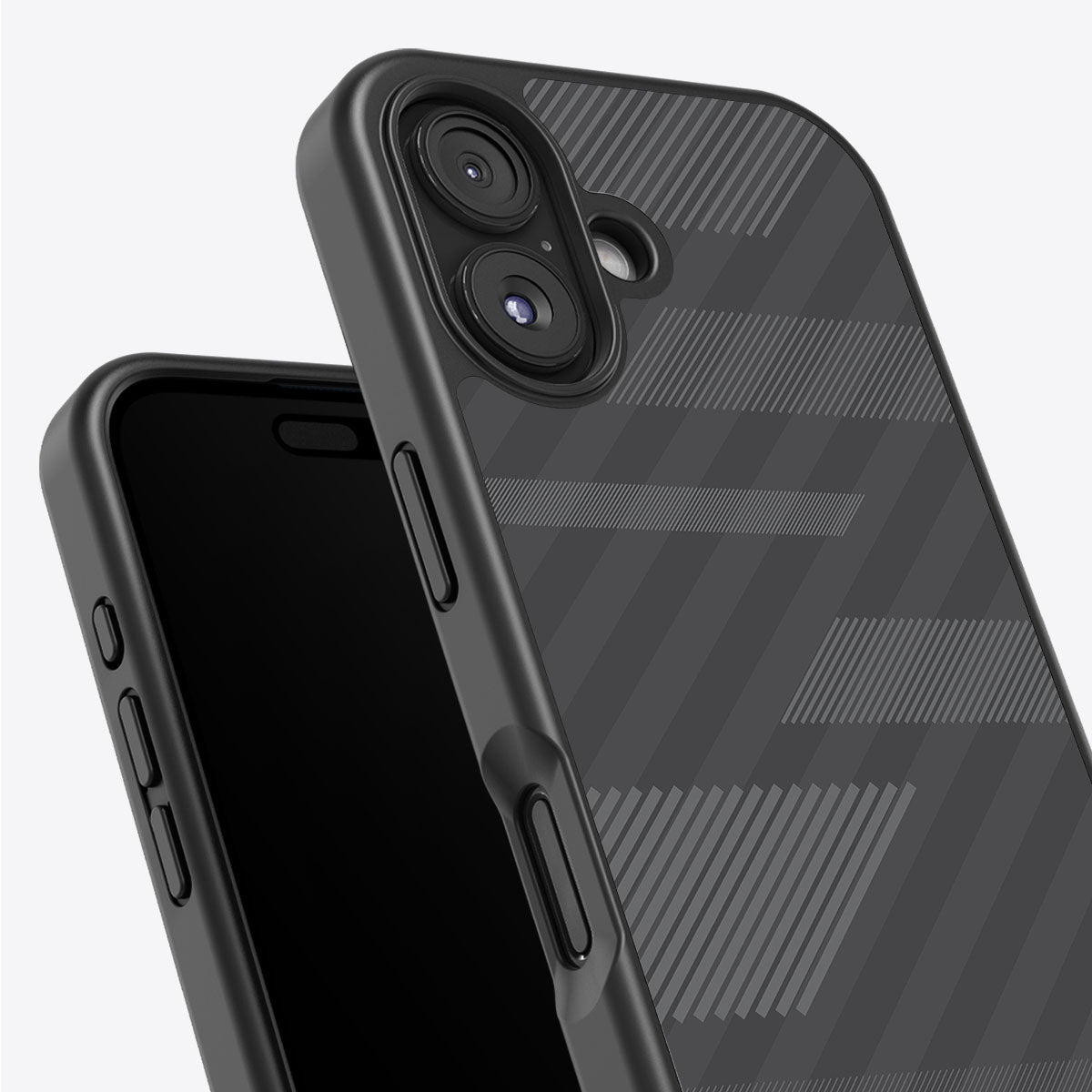 Gray Twill Play - iPhone 16 Plus Case #case type_core (non magsafe)