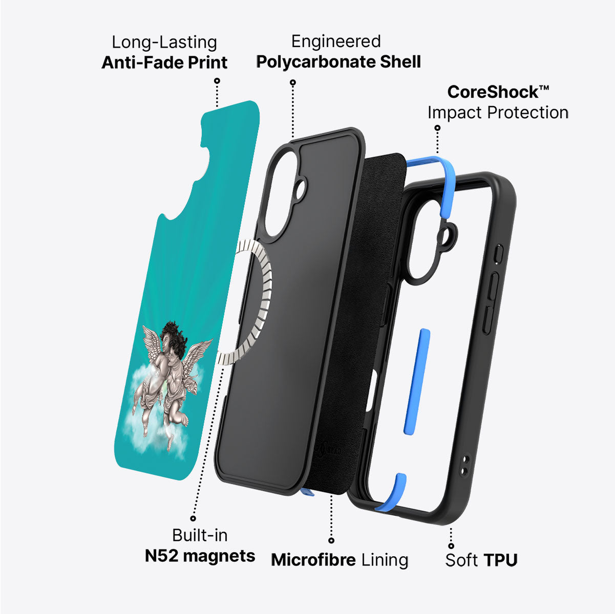 Guardian Angels - iPhone 16 Plus Case #case type_core (magsafe)