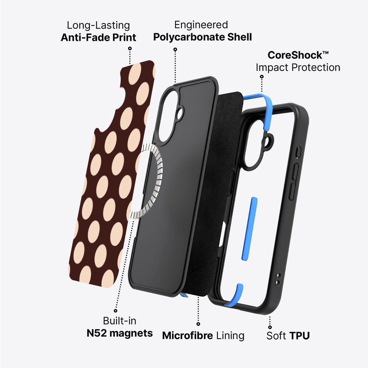 Hazelnut Spread - iPhone 16 Plus Case #case type_core (magsafe)