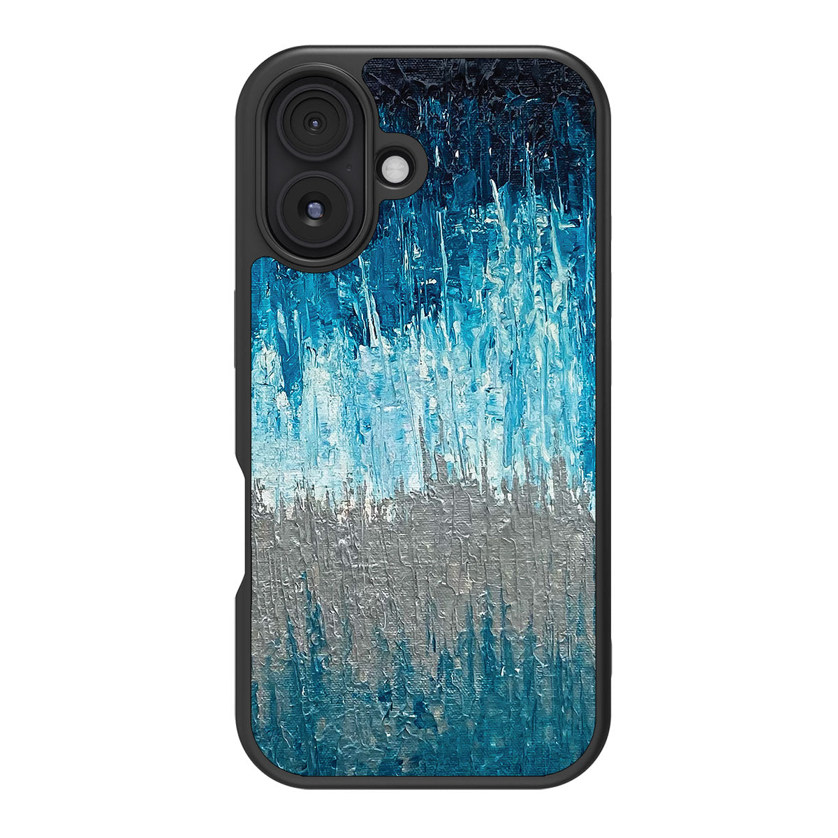 Impasto Tides - iPhone 16 Plus Case #case type_core (magsafe), #case type_core (non magsafe)