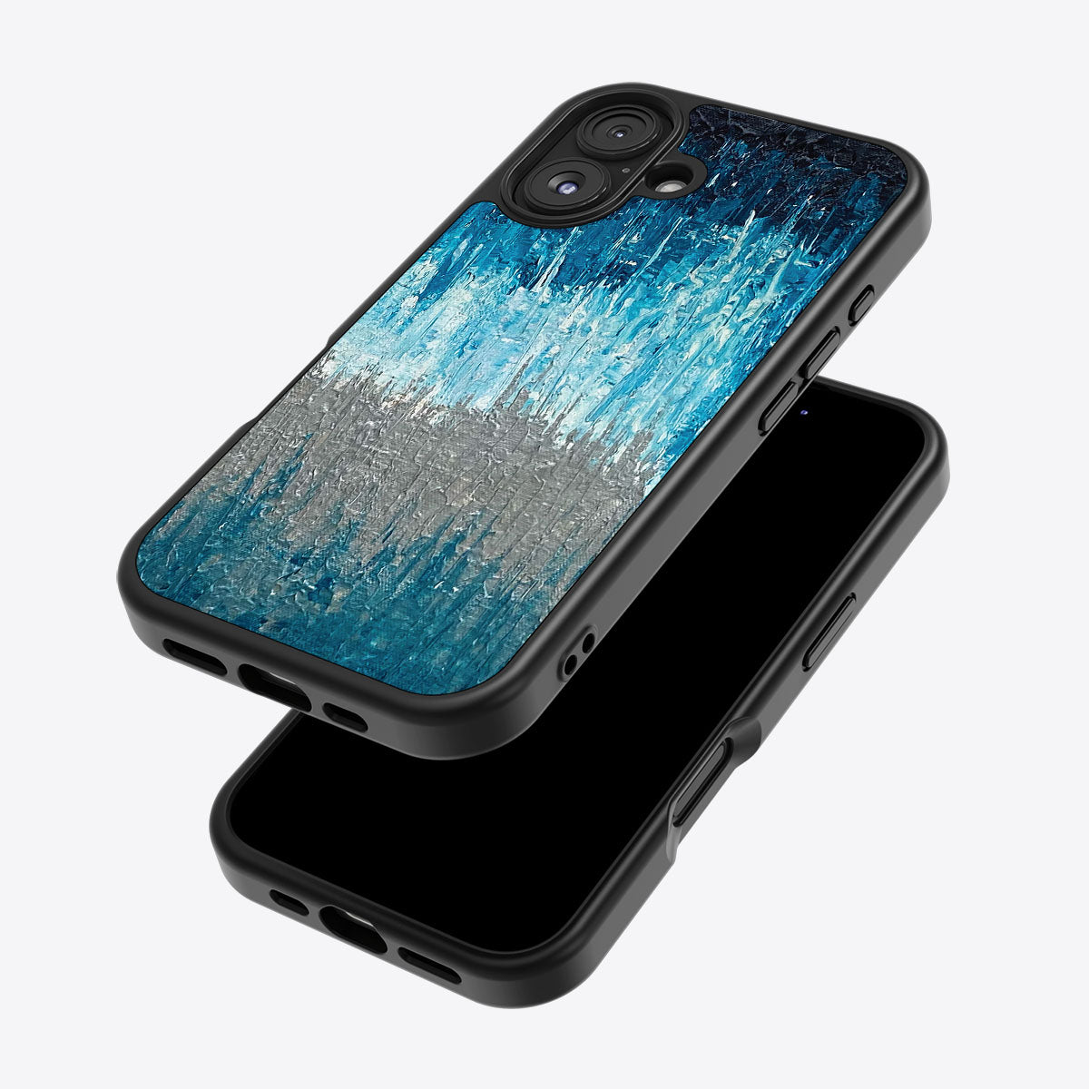 Impasto Tides - iPhone 16 Plus Case #case type_core (magsafe), #case type_core (non magsafe)