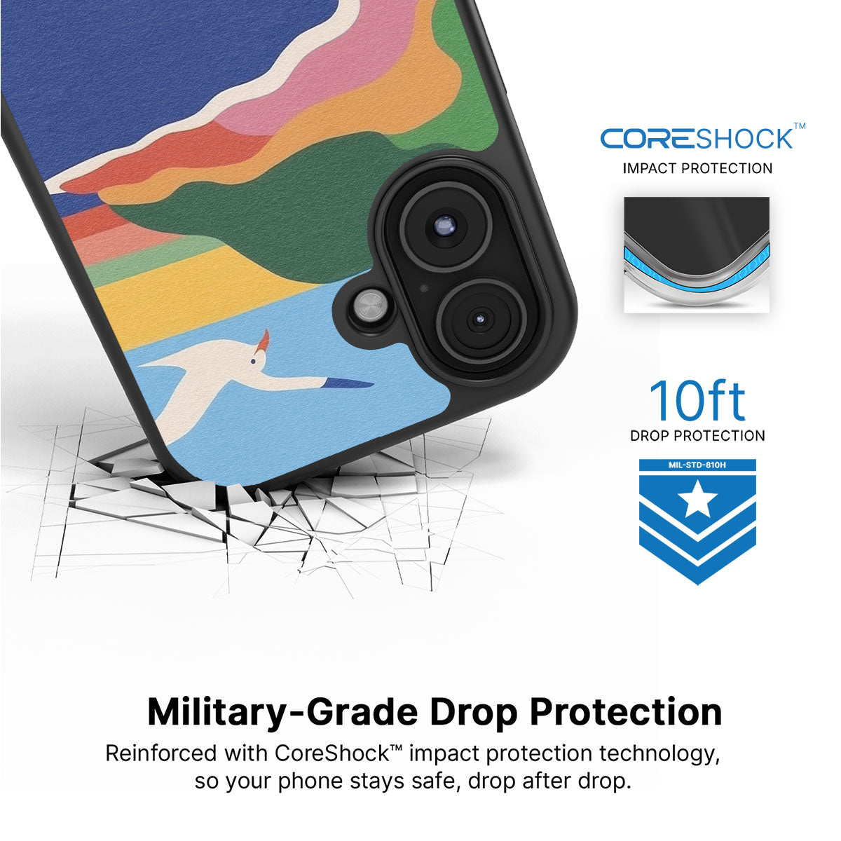 Joy Beach - iPhone 16 Plus Case #case type_core (magsafe), #case type_core (non magsafe)