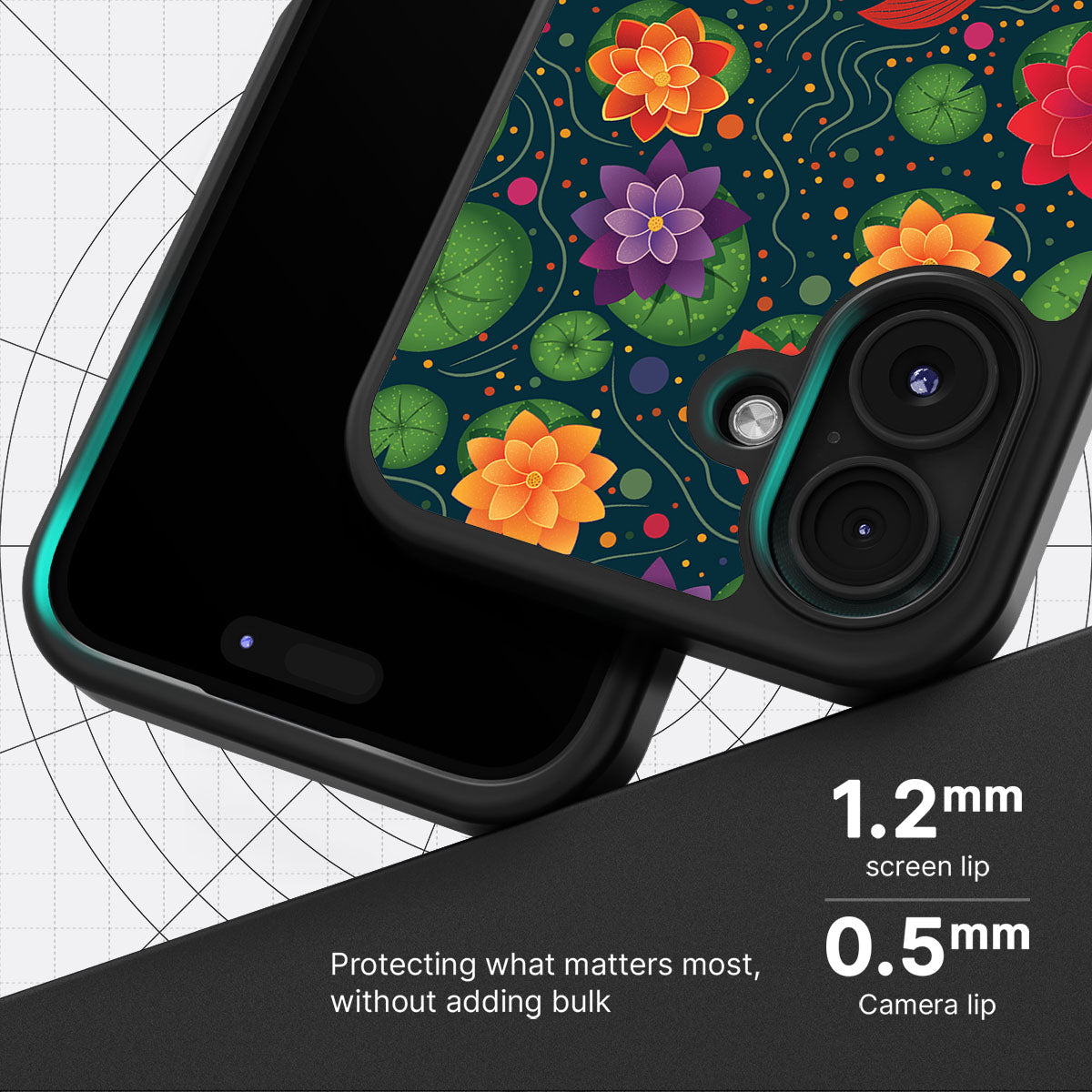 Koi Fish - iPhone 16 Plus Case #case type_core (magsafe), #case type_core (non magsafe)