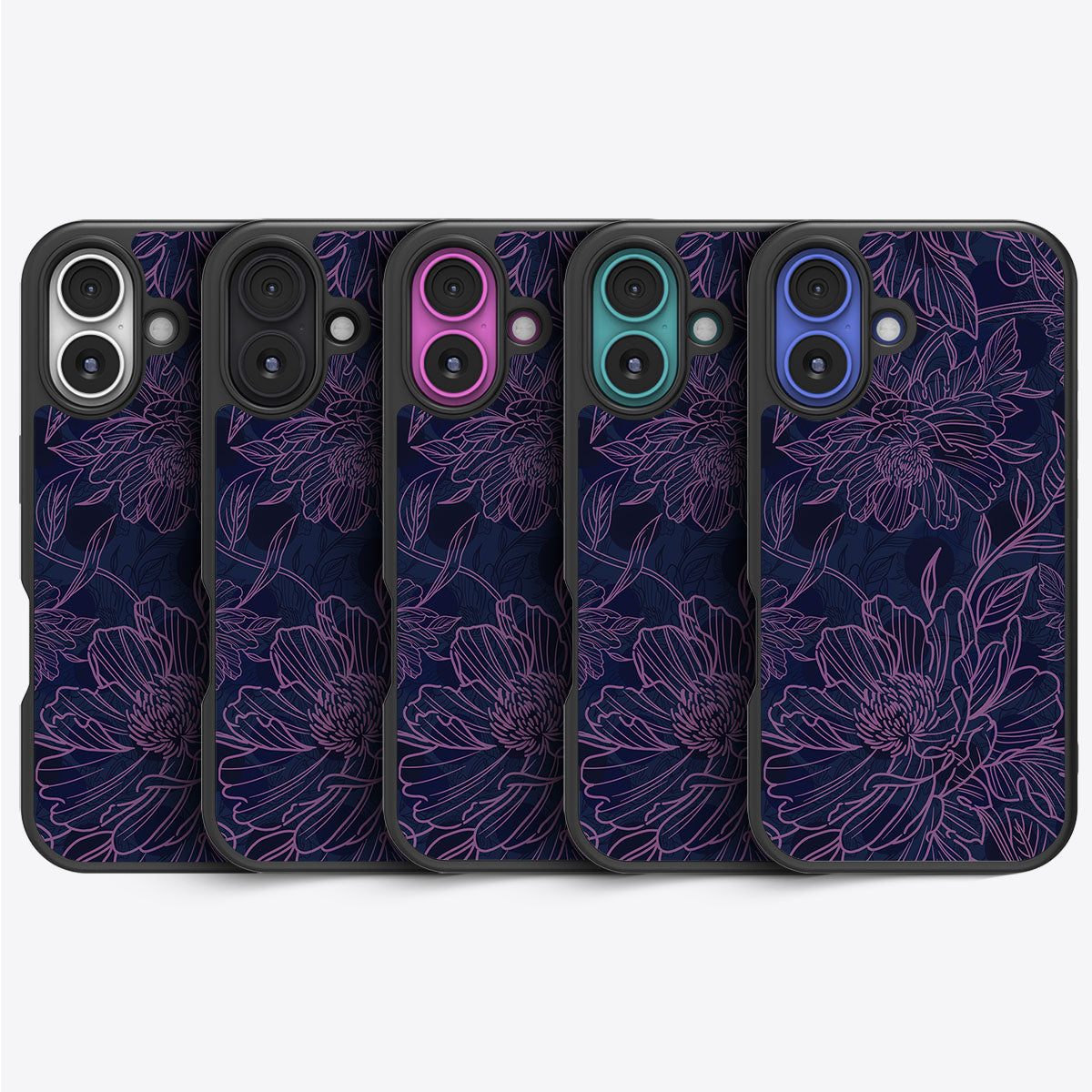 Luminous Blooms - iPhone 16 Plus Case #case type_core (magsafe), #case type_core (non magsafe)