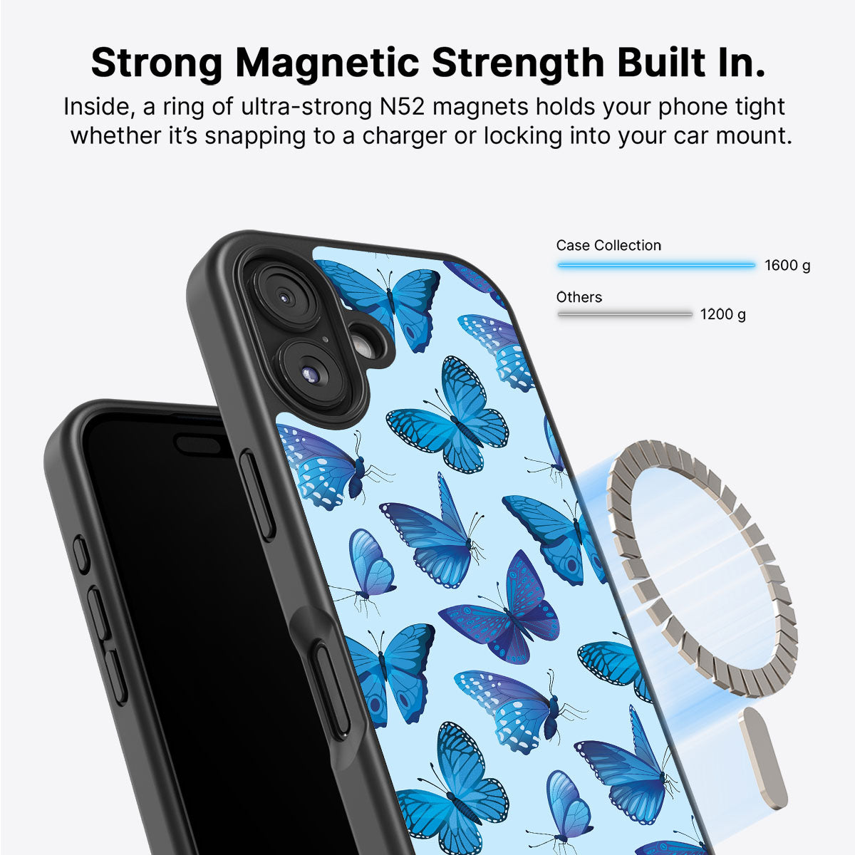 Magic Butterflies - iPhone 16 Plus Case #case type_core (magsafe)