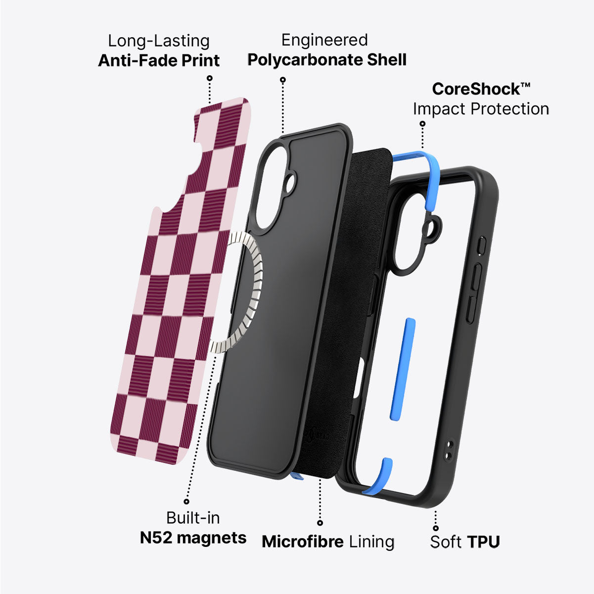 Majestic Mosaic - iPhone 16 Plus Case #case type_core (magsafe)