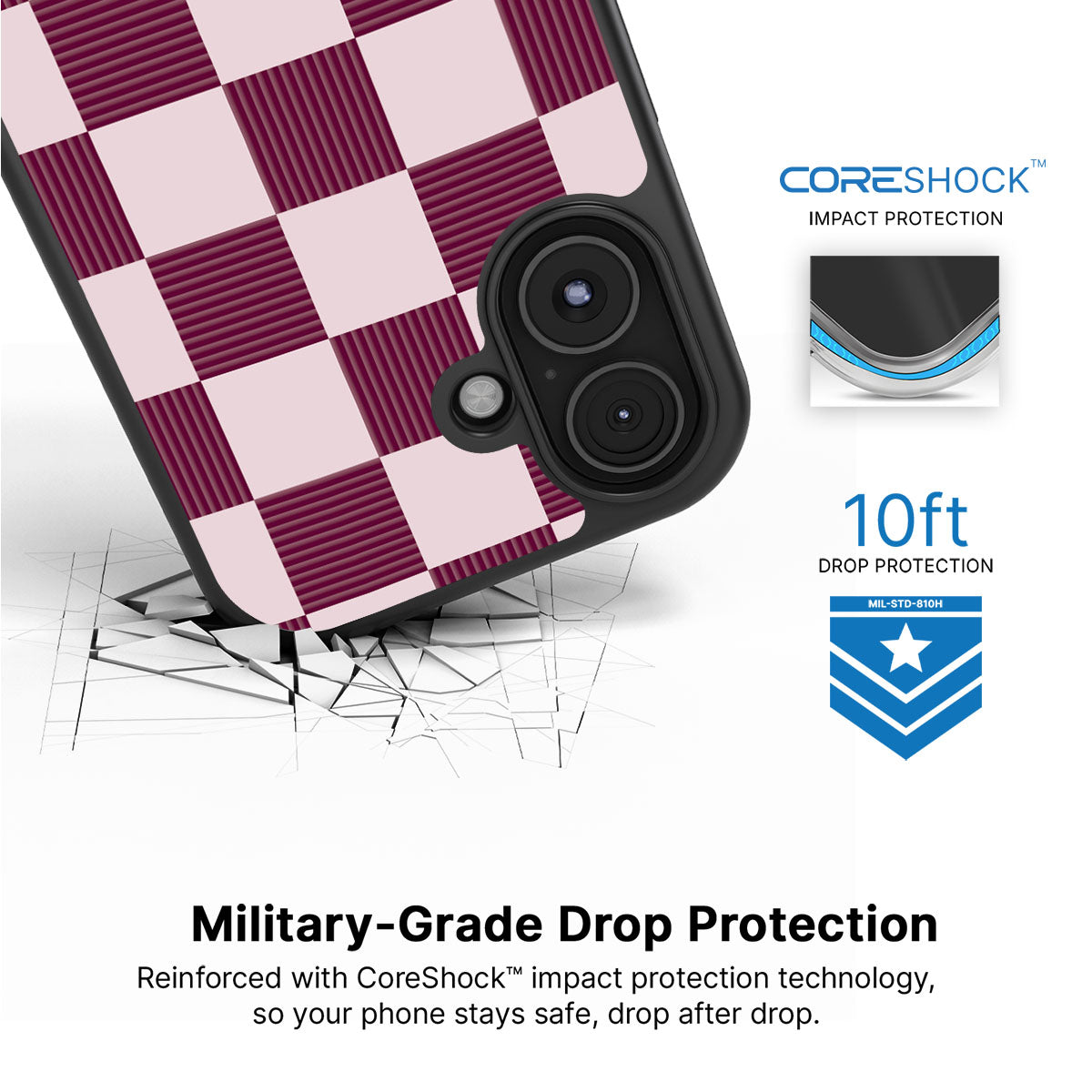 Majestic Mosaic - iPhone 16 Plus Case #case type_core (magsafe), #case type_core (non magsafe)