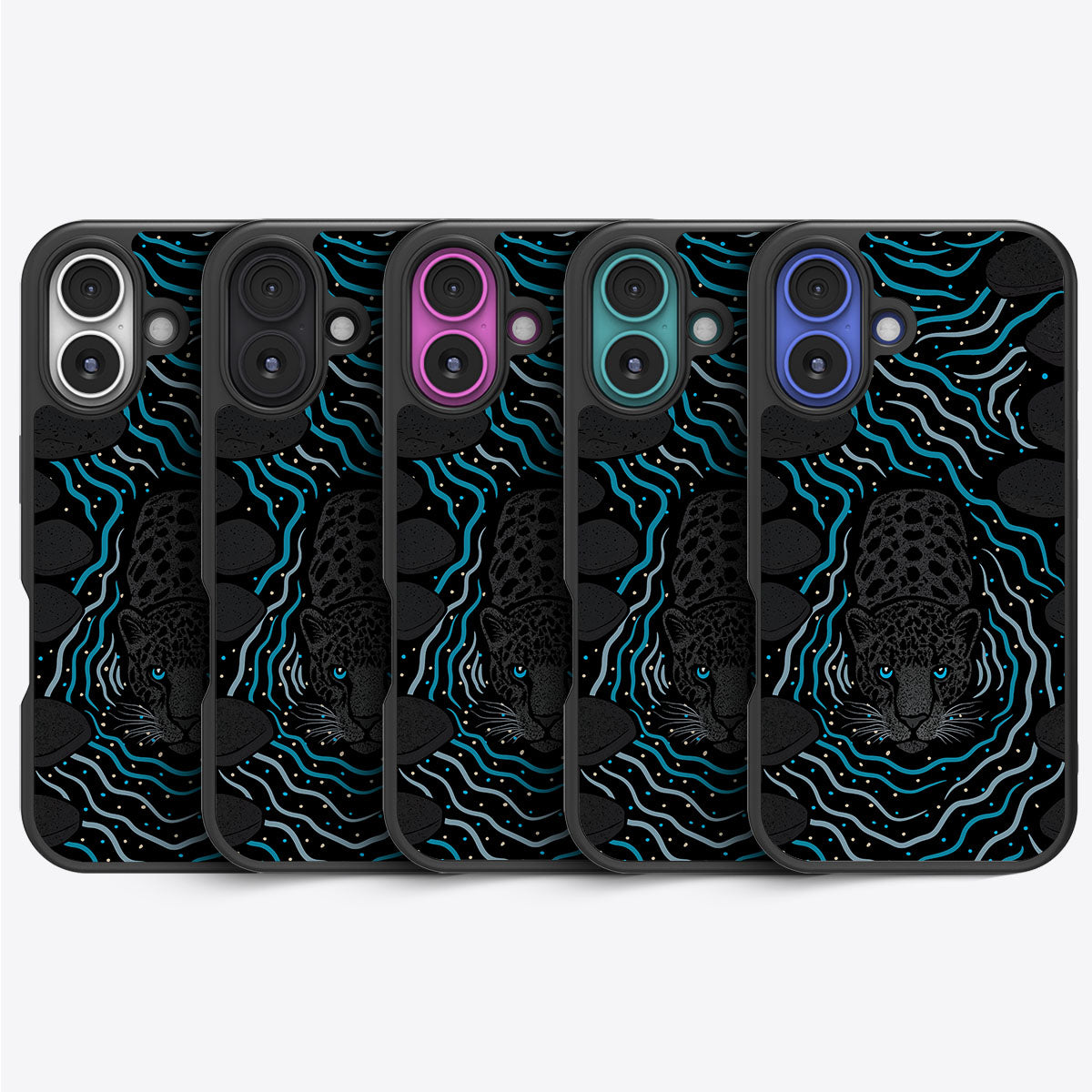 Midnight Panther - iPhone 16 Plus Case #case type_core (magsafe), #case type_core (non magsafe)