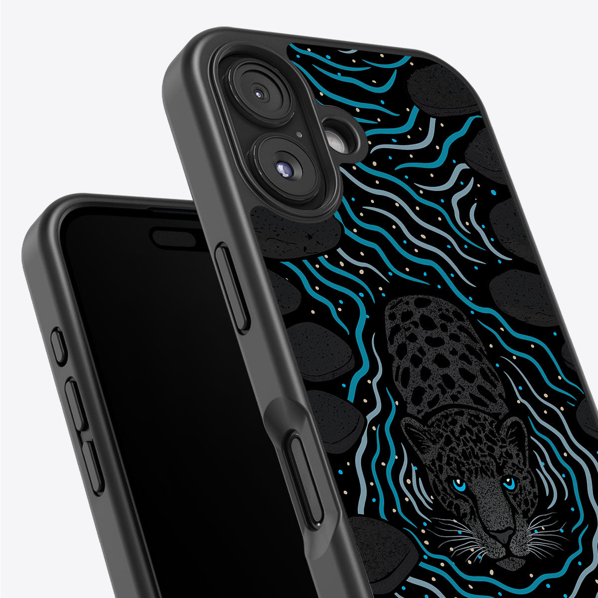 Midnight Panther - iPhone 16 Plus Case #case type_core (non magsafe)