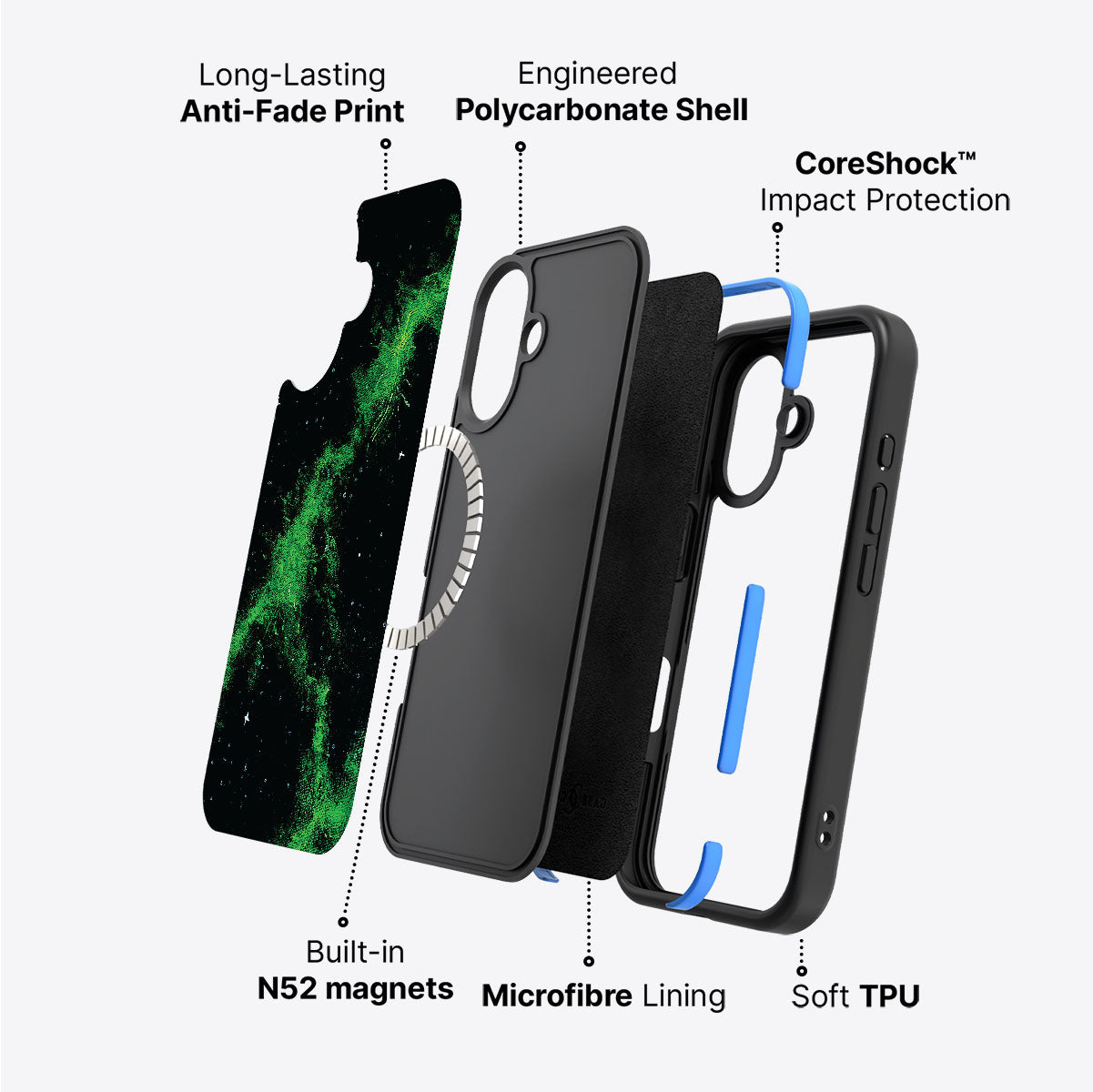 Milkyway Gazing - iPhone 16 Plus Case #case type_core (magsafe)
