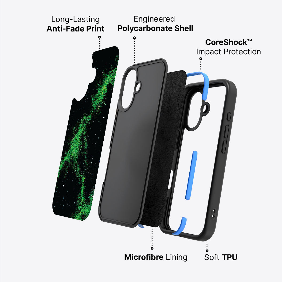Milkyway Gazing - iPhone 16 Plus Case #case type_core (non magsafe)