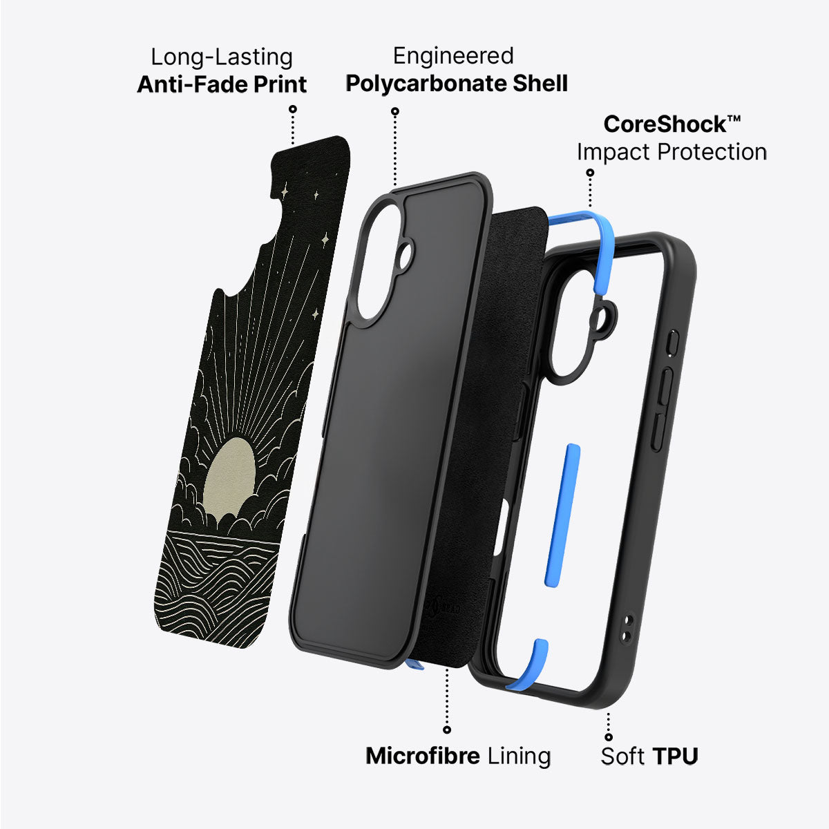 Moon Energy - iPhone 16 Plus Case #case type_core (non magsafe)