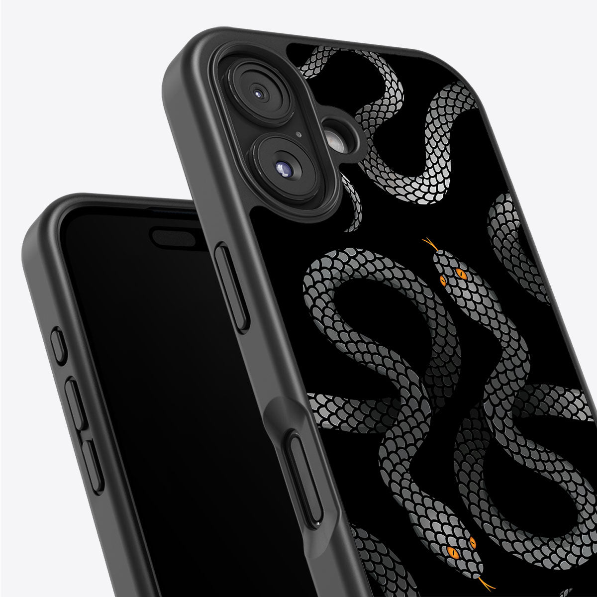 Noir Serpent - iPhone 16 Plus Case #case type_core (non magsafe)