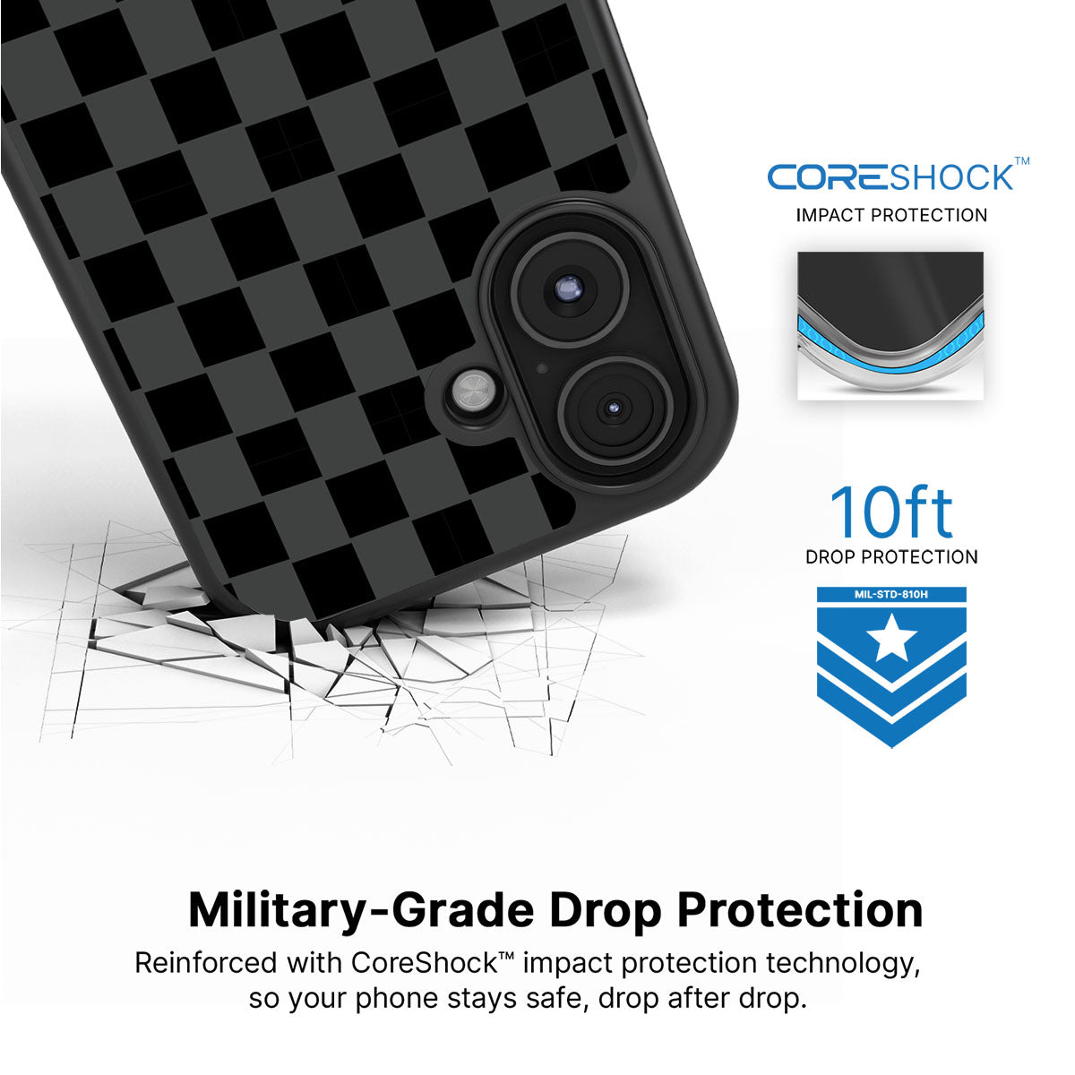 Noir Systems - iPhone 16 Plus Case #case type_core (magsafe), #case type_core (non magsafe)