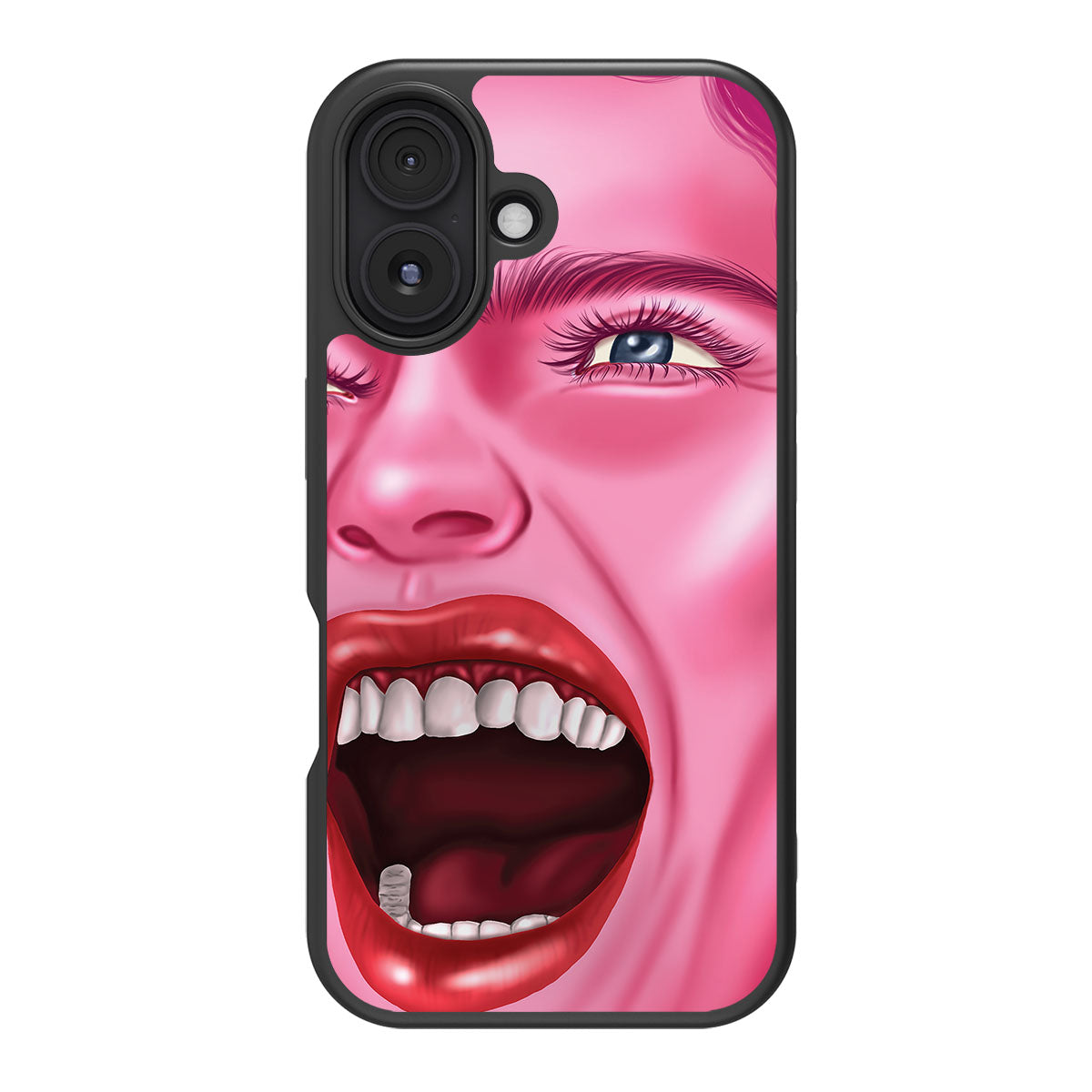 Pink Rage - iPhone 16 Plus Case #case type_core (magsafe), #case type_core (non magsafe)