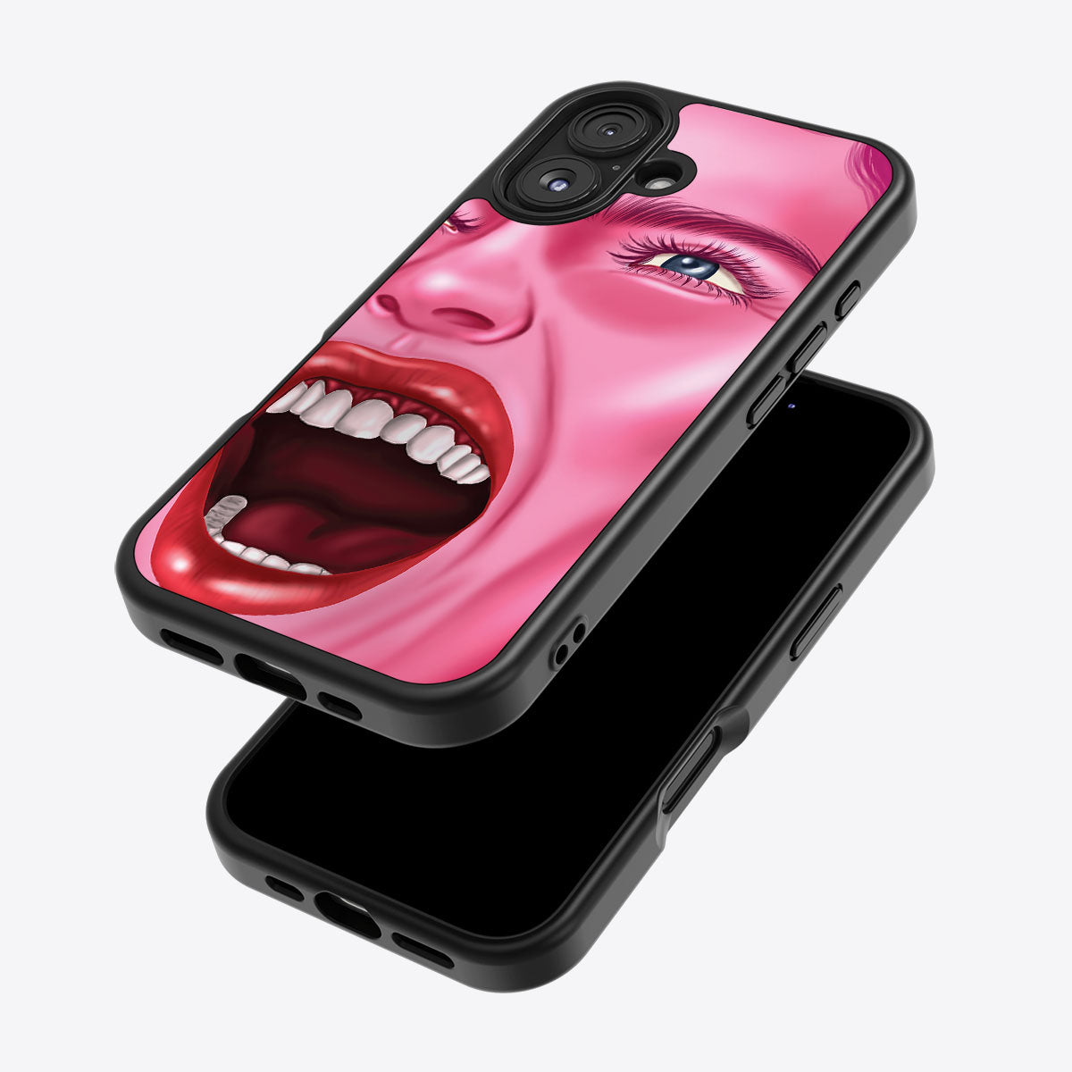 Pink Rage - iPhone 16 Plus Case #case type_core (magsafe), #case type_core (non magsafe)