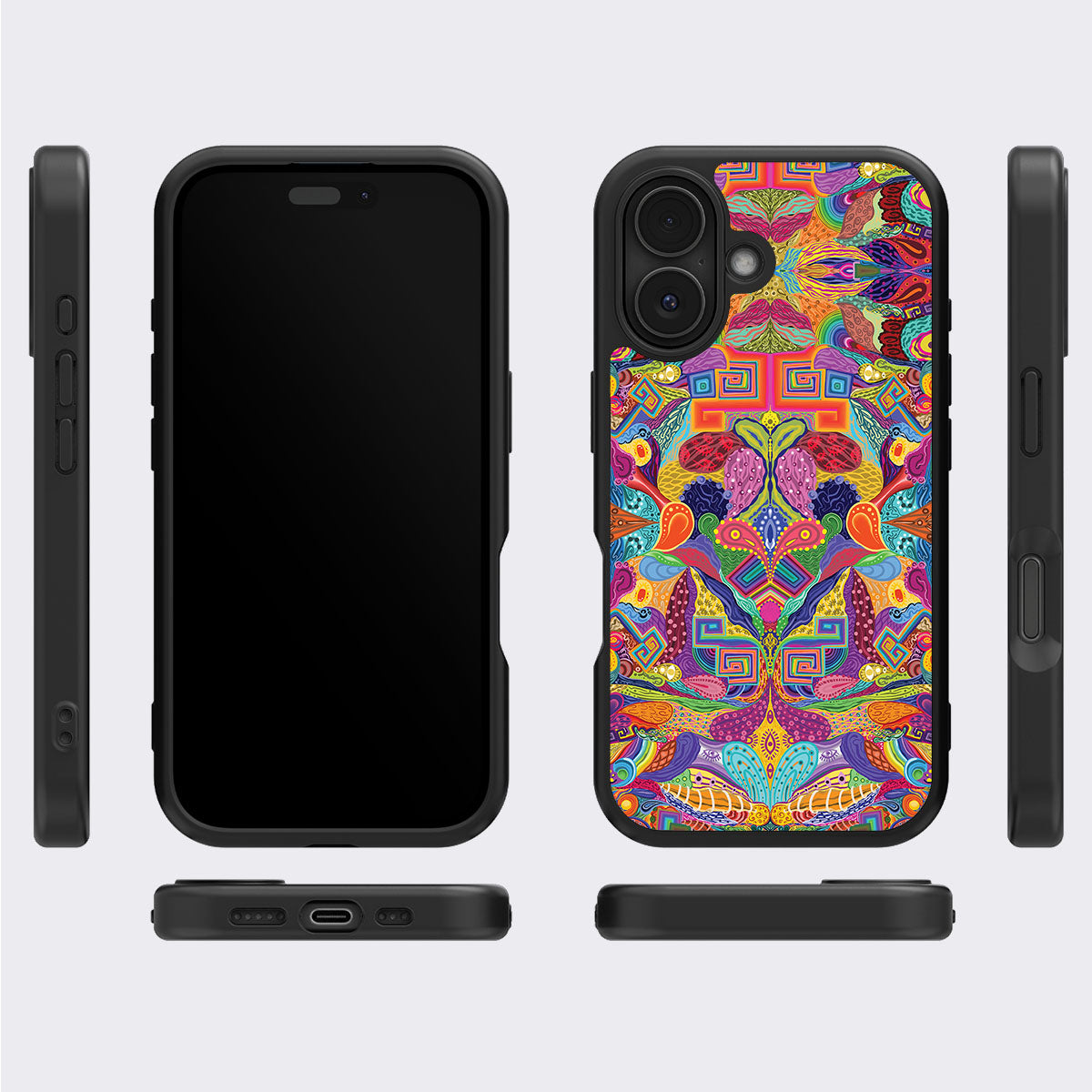 Psychaedellic - iPhone 16 Plus Case #case type_core (magsafe), #case type_core (non magsafe)