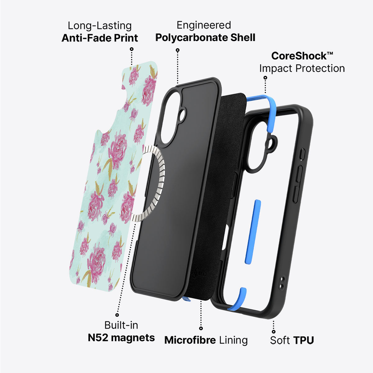 Rose Impressions - iPhone 16 Plus Case #case type_core (magsafe)