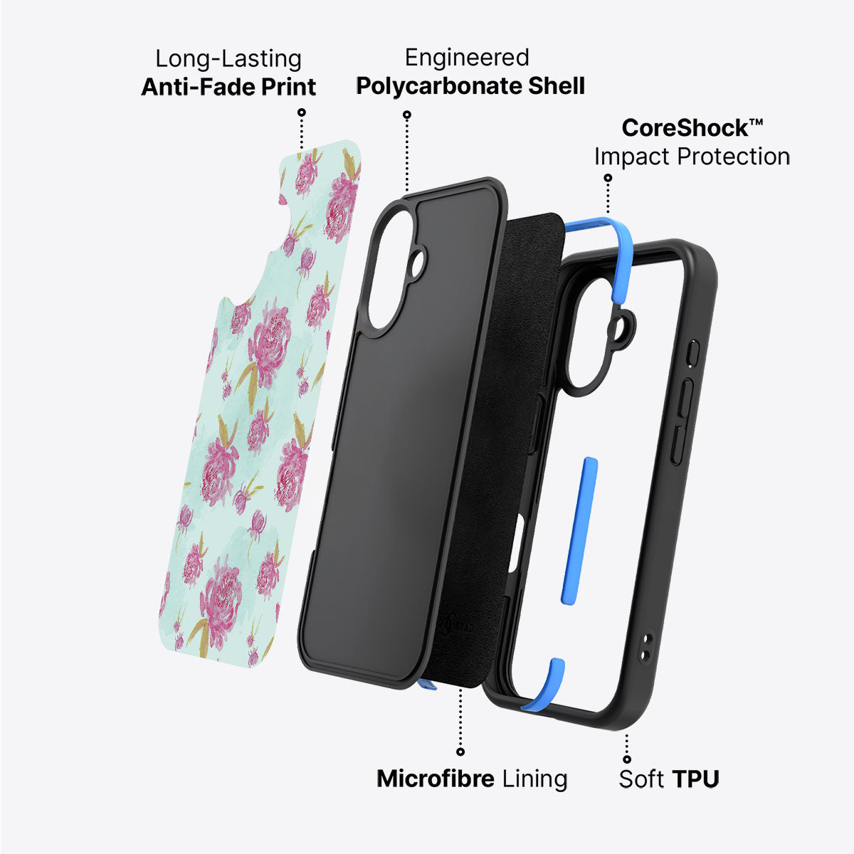 Rose Impressions - iPhone 16 Plus Case #case type_core (non magsafe)