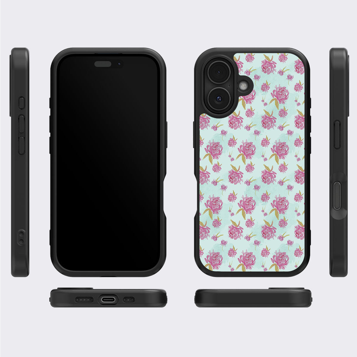 Rose Showers - iPhone 16 Plus Case #case type_core (magsafe), #case type_core (non magsafe)