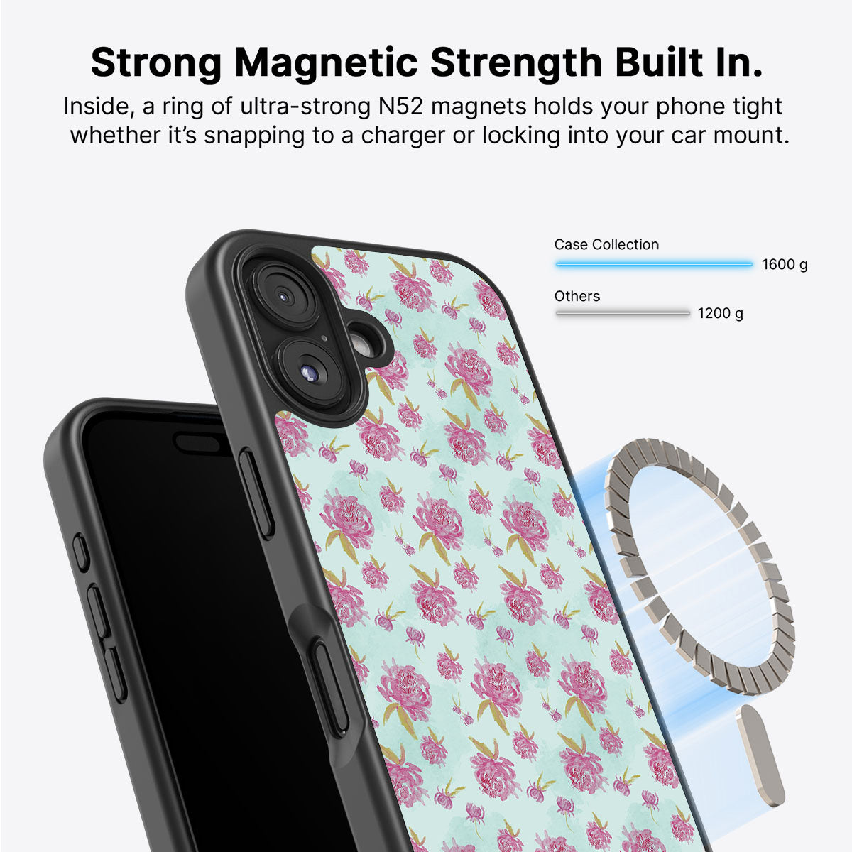 Rose Showers - iPhone 16 Plus Case #case type_core (magsafe)