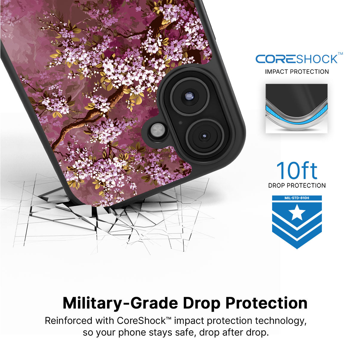 Rose Whisper - iPhone 16 Plus Case #case type_core (magsafe), #case type_core (non magsafe)